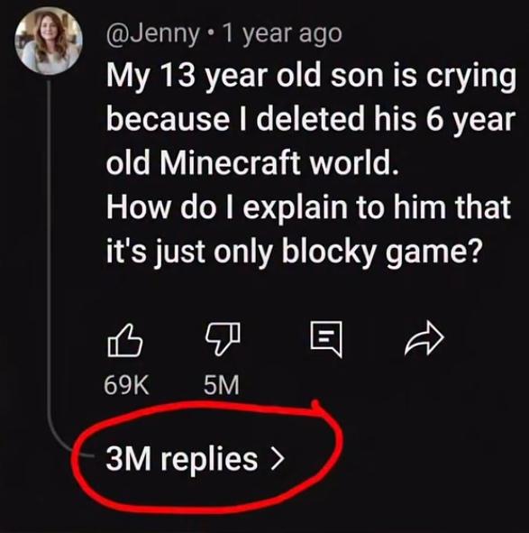 MinecraftMeme16's tweet photo. Minecraft is definitely not just a game 💀 https://t.co/nAtYii3iBd