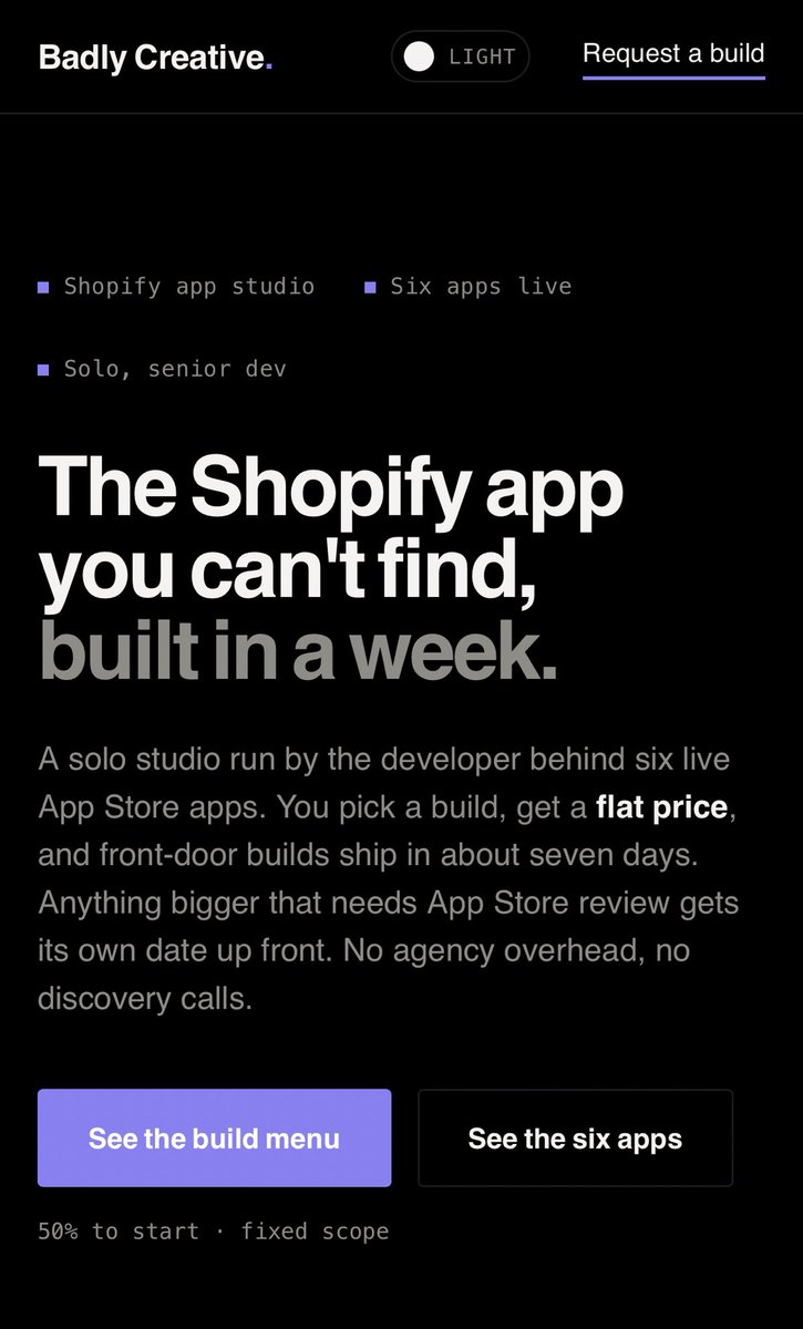 BadlyCreative's tweet photo. I build and rescue Shopify apps https://t.co/WijGcBQnwu