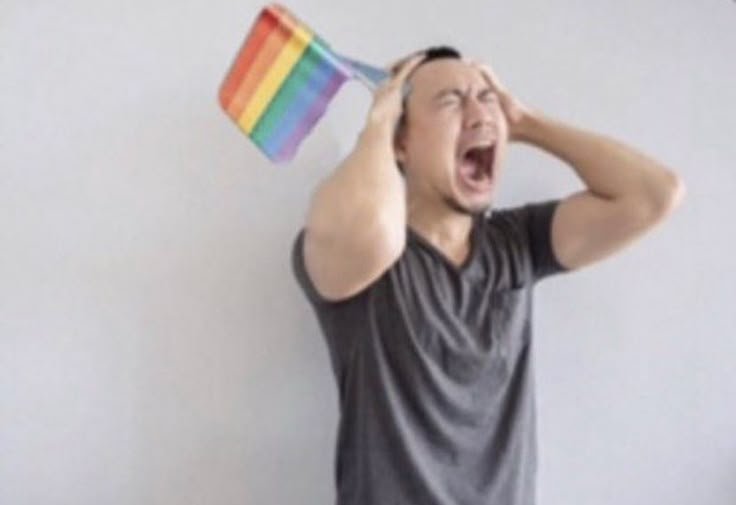 sintheguy's tweet photo. How certain people expect gay people to react after they tell them 'being gay is wrong/a sin' https://t.co/YSBfjeM4t8