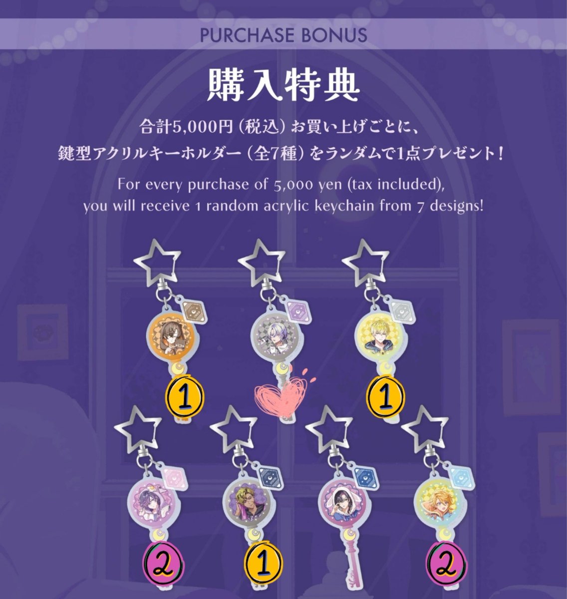 n9kkr_0725's tweet photo. 【交換】　
にじさんじ NIJISANJI EN ポップアップストア　POP UP Welcome home boys
特典 鍵型アクリルキーホルダー

譲:画像数字
求:♡

後日都内手渡しまたは郵送可能です。 https://t.co/XJvuohjXSE