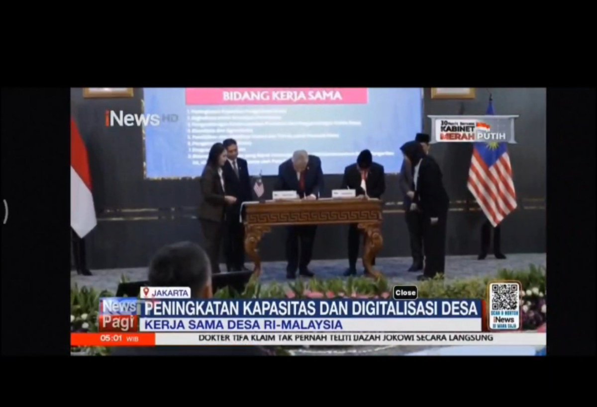 harrykennedy99's tweet photo. Kemendesa PDT gandeng Pemerintah Malaysia untuk perkuat Pembangunan Desa. 

@YandriSusanto
@kemendespdt
#BangunDesaBangunIndonesia
#DesaIndonesiaMalaysia
#BPSDMKemendes https://t.co/nHAxX81bIg