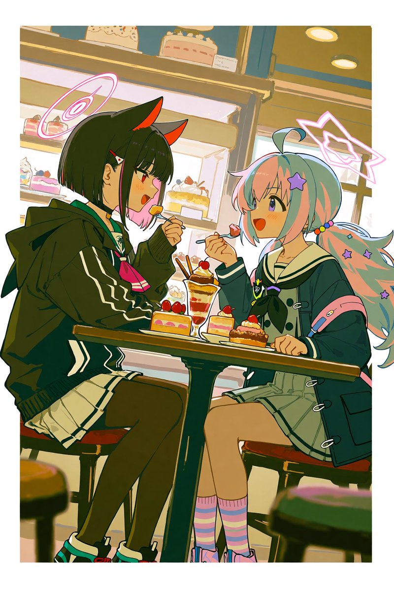SECxb8jpvHXEIrg's tweet photo. 杏山カズサちゃんと宇沢レイサちゃん
#PixAITsubakiV3 https://t.co/8nK4Spk40E