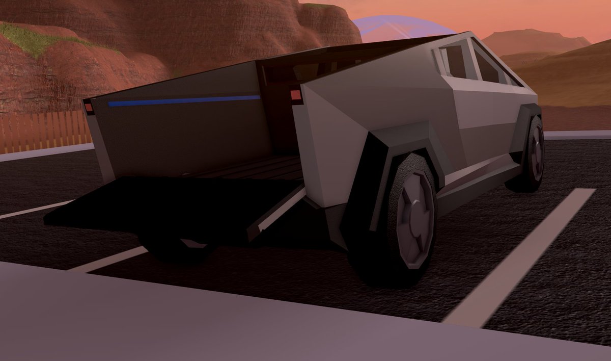 InfoForJB's tweet photo. 🗒️Miscellaneous changes:  
- Free Revamp: Star-Truck. Made by Badimo. With a modernized design, two-tone finish, and working tailgate.
- Minor security improvement.
- Disabled ragdoll from The Boulder in trade hub.
- New names for some vehicles, including our original starter car.
-   Camaro -> Comet
-   Model3 -> 3EV
-   Cybertruck -> Star-truck
-   Challenger -> Outlaw
-   Delorean -> Deskrunner
-   Jeep -> Jammer
- Vehicle commands now auto complete based on display name.