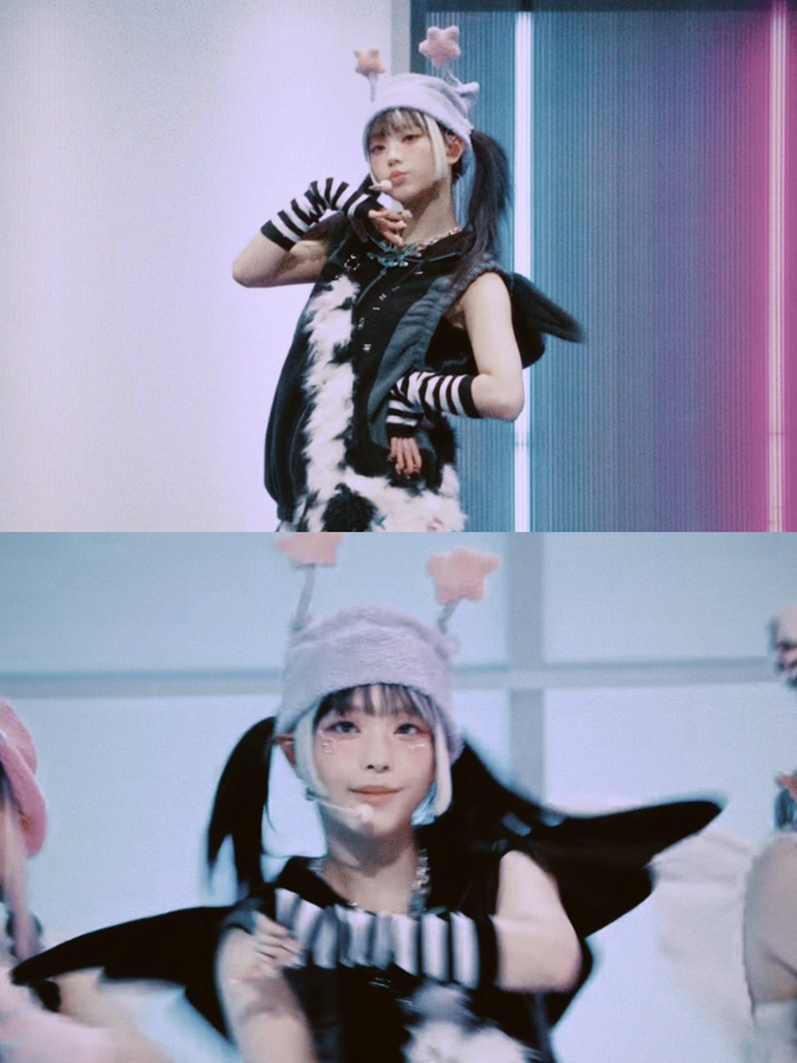ialwayswndst's tweet photo. probably because her character is very unique. especially with these black wings, they really gave her that mysterious black angel energy.🐈‍⬛ https://t.co/wVBZLskRgN