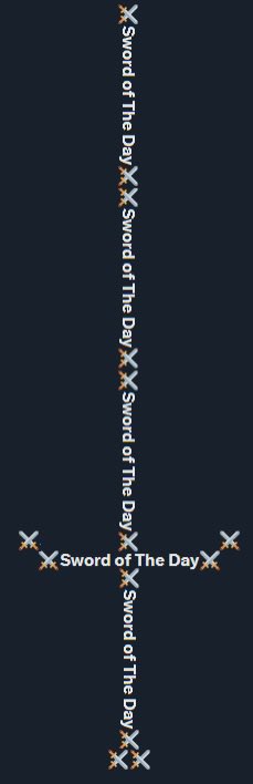 swordposting's tweet photo. Today’s Sword of The Day is…. Me! Sword of The Day https://t.co/vREuWaOo0f