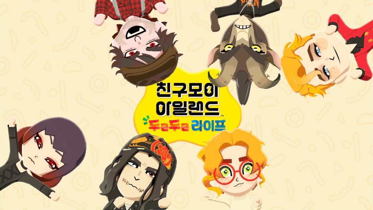 ulsae1995's tweet photo. Six heroes in Tomodachi Life!!! https://t.co/K4YfkKQjoh