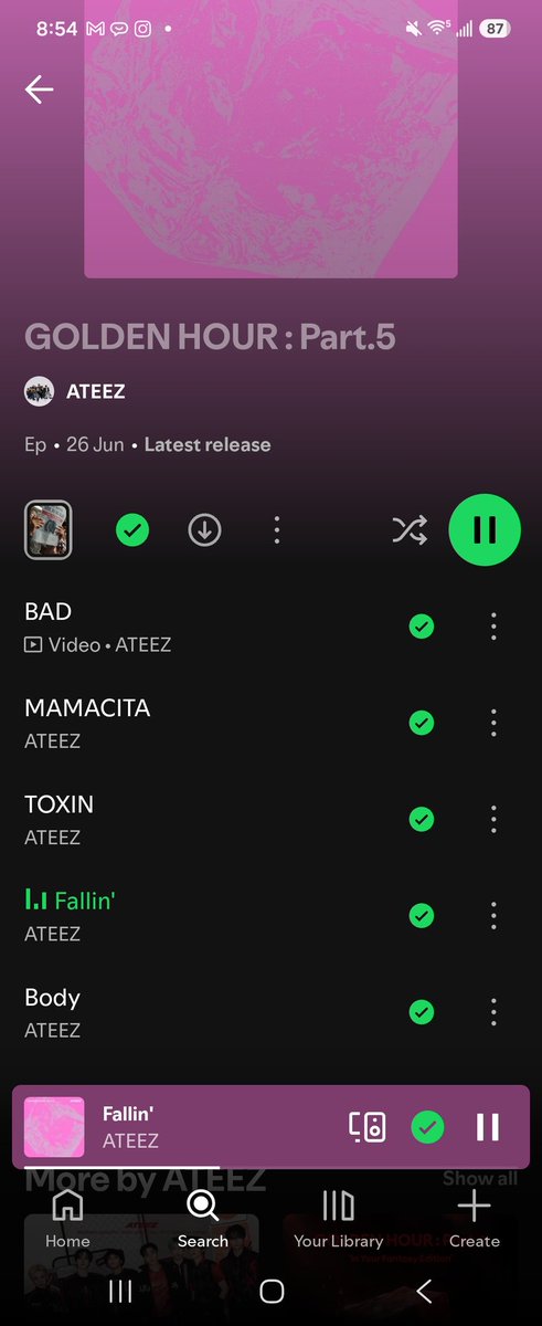 vminsblueside's tweet photo. Been streaming best album of the year by ATEEZ, Golden Hour: Part 5. I can't wait to see them at 82World and watch all new live performances, especially Fallin'!!

#ATEEZ #에이티즈 #MAKESTAR
#MAKESTAR_ATEEZ_Fansign_In_LA https://t.co/151345dTpZ
