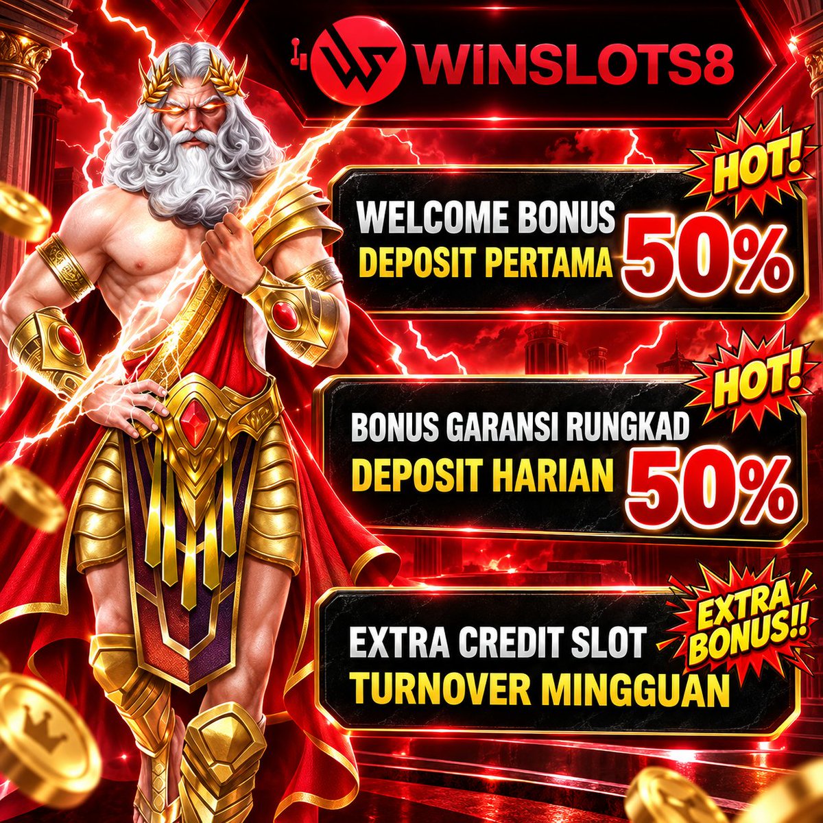 Merry0m8's tweet photo. WINSLOTS8( tempat menarik dan banyak bonusnya )
https://t.co/PMI7eKzVKD
#WINSLOTS8 https://t.co/r2nW9MZh4Z