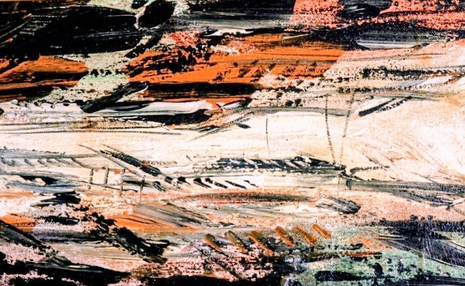 brentksilver's tweet photo. Undulations in soothing colours impart calm &amp; serenity. Give in &amp; enjoy the tranquility. #art #artwork #artlovers #Cucaro #SF #Artforum #Artnet #midcentury #1960s #Artchivist #abstractart #artgallery  #artmoots #SFMOMA #artcommunity #ArtistOnX https://t.co/XlkBaAYzZw