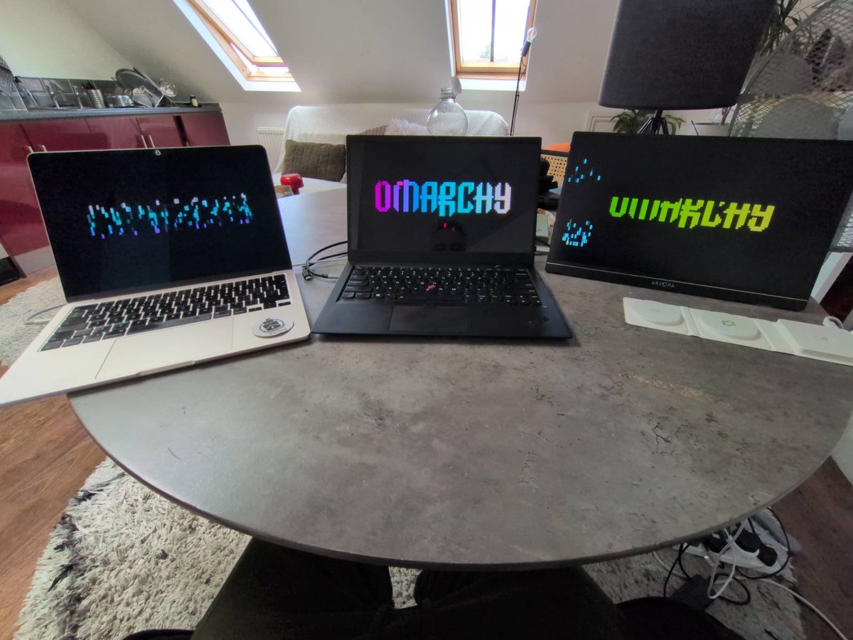 polycarpweb5's tweet photo. I will be showing Hermes AI, running compute with local hardware.
Join a workshop on using Omarchy with a #ArchipelagoNode for self hosted clouds and #Web5.
Cant wait to see you all at the first open source hardware store in Austin,
This is the year of the #Linux Desktop. https://t.co/zchnNWCos8