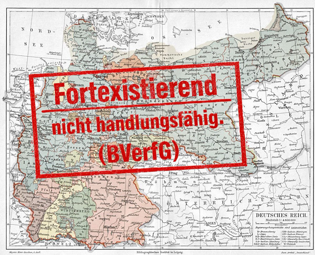 maikpi70's tweet photo. Das höchste Gericht sagt: Das Deutsche Reich existiert. Es ist nur nicht handlungsfähig.
Nicht untergegangen. Nur schlafend.
https://t.co/8Dw3oeYH0o 

Gelten die #SHAEF Bestimmungen?

Jo Conrad unterhält sich mit Dr. Matthes Haug, der sich seit über 20 Jahren mit der Rechtslage und "Souveränität" in Deutschland befaßt, darüber, dass die #Militärgesetze der Alliierten gelten und am Juli 2021 nochmals vom Militär bestätigt wurde, dass nichts darüber steht, auch nicht Gerichte oder Behörden. 

https://t.co/LB6BQX8sBA