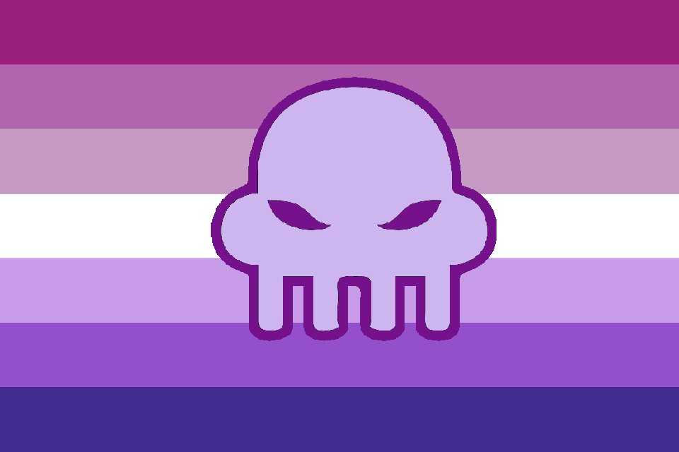 DE4TH_GRIPS's tweet photo. flag for lesbians the love rose lalonde and kanaya maryam https://t.co/c1dj2A58pq