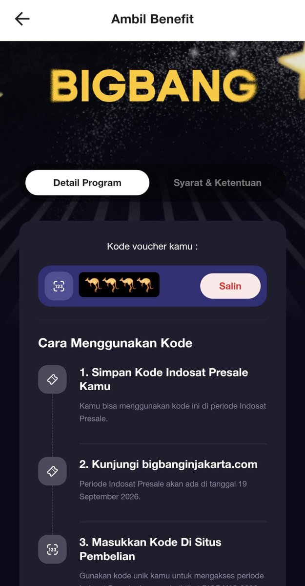 kookanggaroo's tweet photo. aku masih punya kode presale indosat besokk KRN TAKUT GA DAPET KMRN, kira-kira ada yang mauu aku bantuin war ga yaa 🤔🤔 (GA JANJI DAPET TAPI) https://t.co/W4avXIsPIC