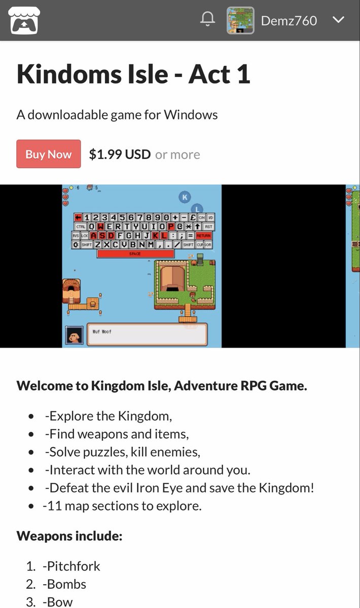 Demz760's tweet photo. @UsePaid @stevewilldoit Buy my game please $2 I need money bad bad
https://t.co/p5kIzn95xq https://t.co/pTfVrytwWJ