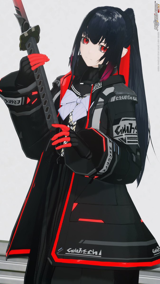 Ar_selugu's tweet photo. なのはEXGVの夜海トワも作ってみた
#PSO2NGS_SS https://t.co/LQghJKFLMU