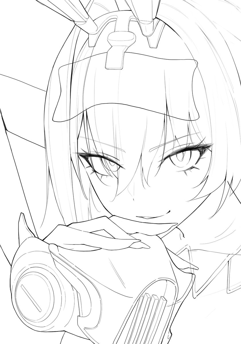 hantata144's tweet photo. シン：スウィフトバニー WIP 😷

#NIKKE #ニケ #シンスウィフトバニー https://t.co/SwYcUxH44Y