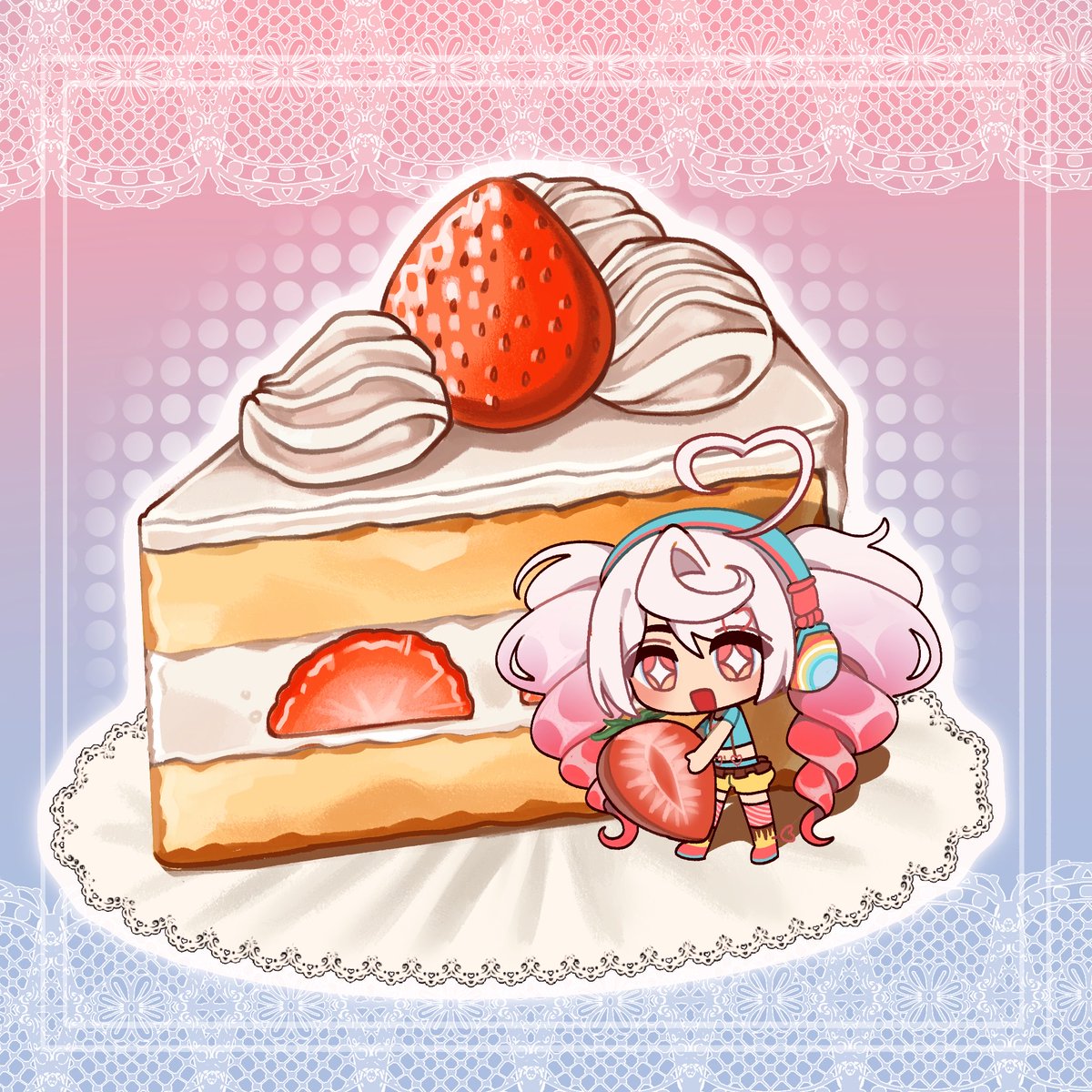AbyssParabellum's tweet photo. #vocaloidmaika #vocaloidona #vocaloidclara #vocaloidbruno desserts https://t.co/C84yxgMaHf