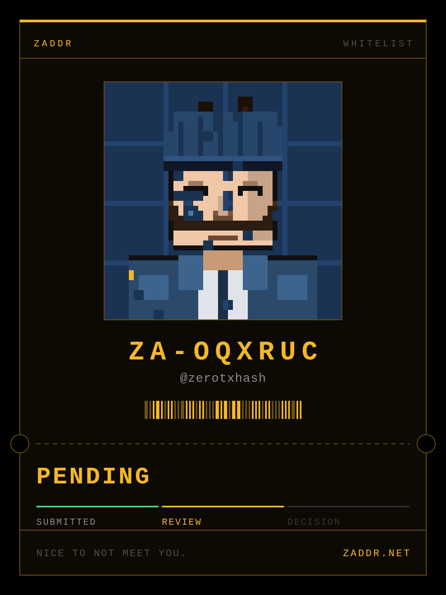 zerotxhash's tweet photo. @zaddrnet how about pending sir?, thats not same with rejected, right? https://t.co/34AXF5DDiF
