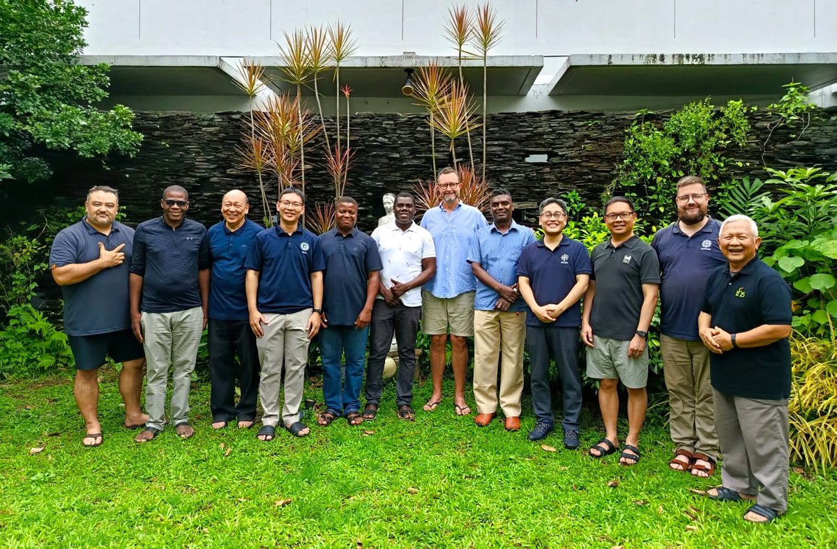 jcapsj's tweet photo. LOOK ๐๐ท๐ผ: The Asia-Pacific Tertianship 2026โ2027 brings together Jesuits from Australia, Benin, Hungary, Indonesia, Japan, Lebanon, Myanmar, the Philippines, Thailand, the United States, and Zambia in Manila.
#Jesuits #JCAP #BeAJesuit #JesuitLife #Tertianship https://t.co/5FKrhGEa9t