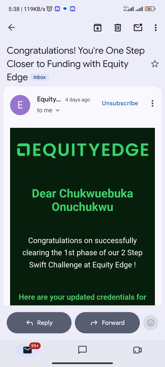 chartwithcjay's tweet photo. Congratulations to me , I've passed my 5k phase 2 account with Equity Edge after blowing 3 account at phase 2 last month and this is also the fist time I went one month profitable on my live account. It's a huge milestone for me. https://t.co/H1RuIybJjm