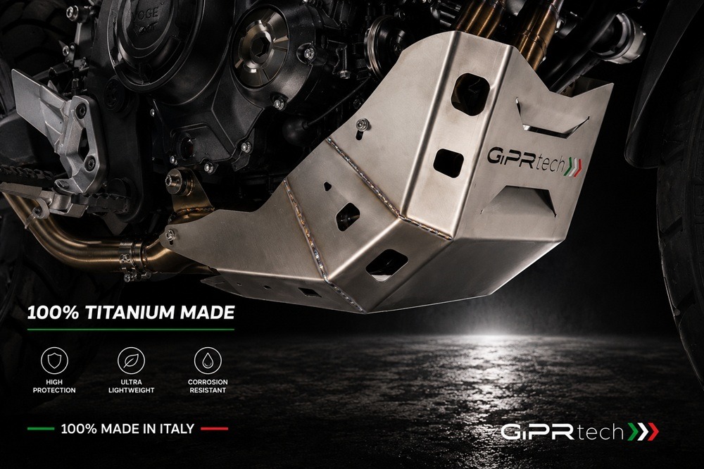 LizzetteJi3m's tweet photo. Take your Voge 525DSX further with maximum protection. The GPR Tech Titanium Skid Plate protects your engine while reducing weight, combining premium performance with handcrafted Italian quality. https://t.co/EdmK3MoWuv