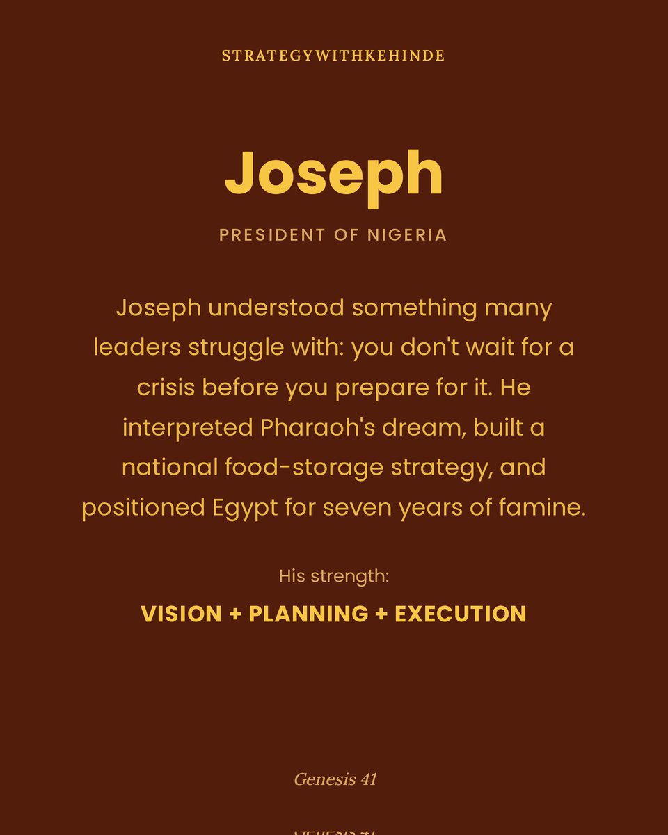 Kennie02831462's tweet photo. What if a national cabinet was built entirely on strategy, execution, and foresight?
Swipe to see the leadership lineup.
Who is missing from this cabinet? Drop your pick below.
#Leadership #Strategy #Governance #StrategyWithKehinde https://t.co/o7PkTSVlpn