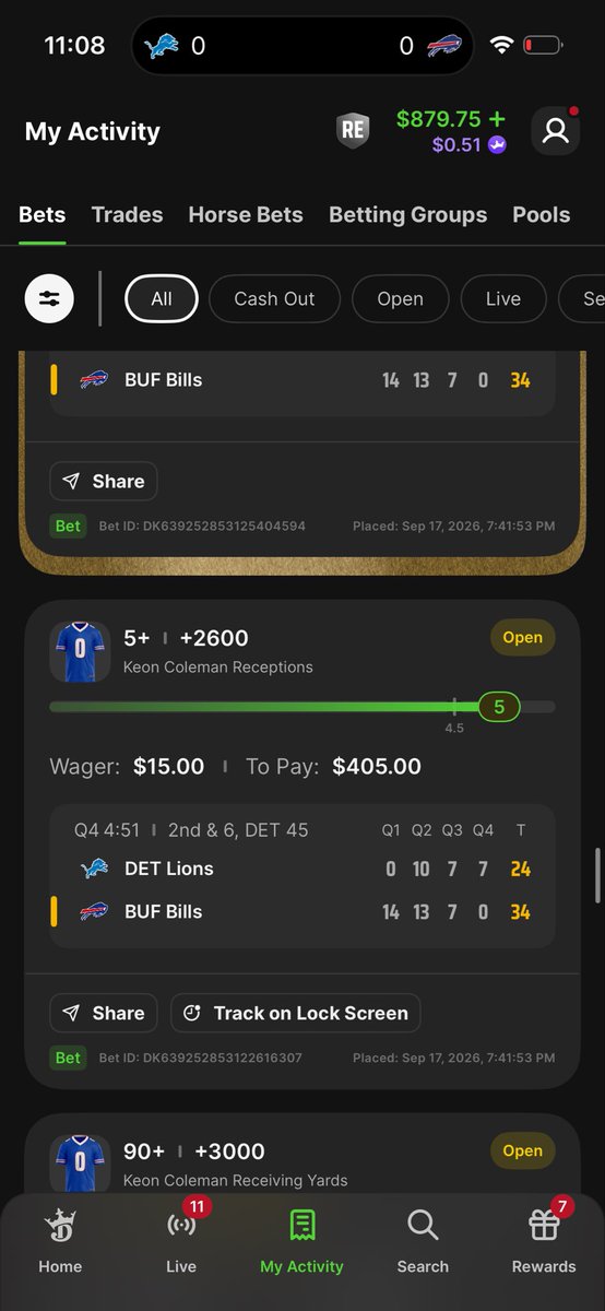 KyleSingerNFL's tweet photo. Shoutout @keoncoleman6 for being elite. #paytheman #Bills https://t.co/sz2bIQnVfX