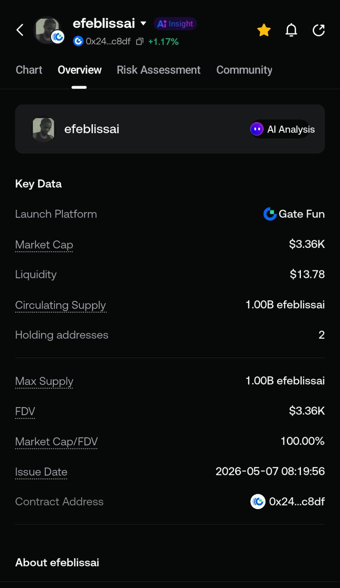 EfeBliss's tweet photo. 🚀 Meet $efeblissai 😎

A meme coin created for fun, community vibes, creativity, and good energy. 🐸🔥

No promises. No guaranteed profits. Just memes, vibes, and a community enjoying the journey. 😂💜

DYOR. Have fun. Meme responsibly. 🫡

$efeblissai — Just for fun 😊 https://t.co/RJ4iMcUfwA