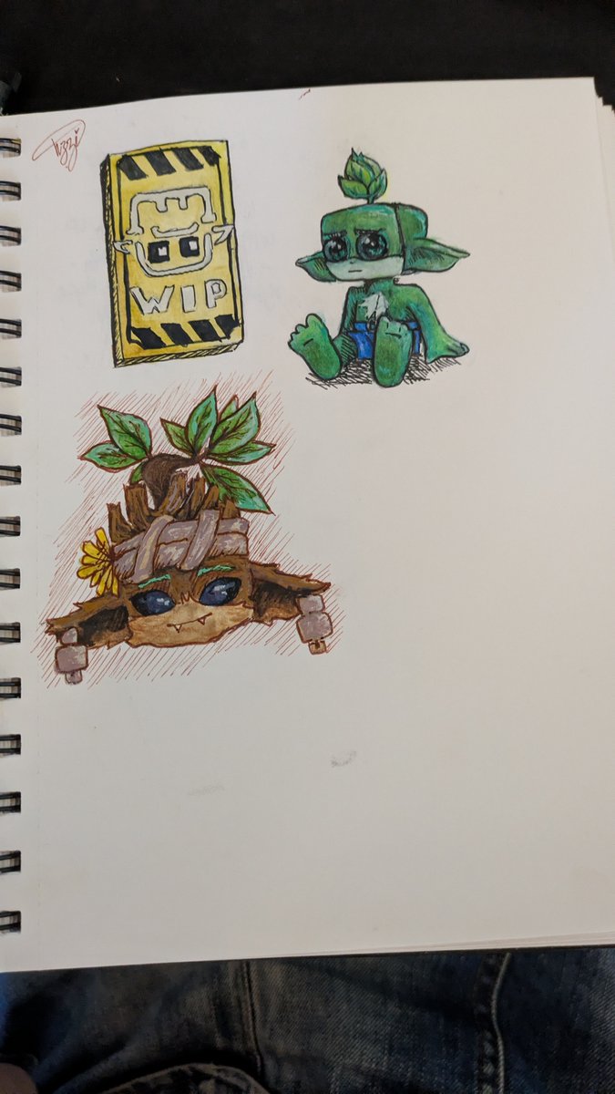 Its0kae's tweet photo. WIP stuff

(Will be doing goblins next)
#hytale #kweebec #hytalefanart https://t.co/vISZDF29oA
