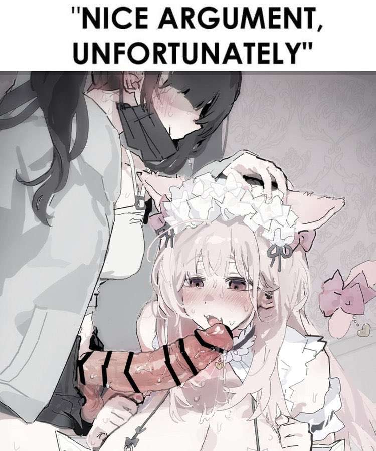 HORSEMXMMY's tweet photo. You make some good argument, certainly, but you seem to be forgetting one essential thing.~ 
I am the Student Council President, so *I* have the final say, while you come down on your knees to tend to your favorite stallion.~

And that is non-negotiable.♡ https://t.co/Epcpus3Um0