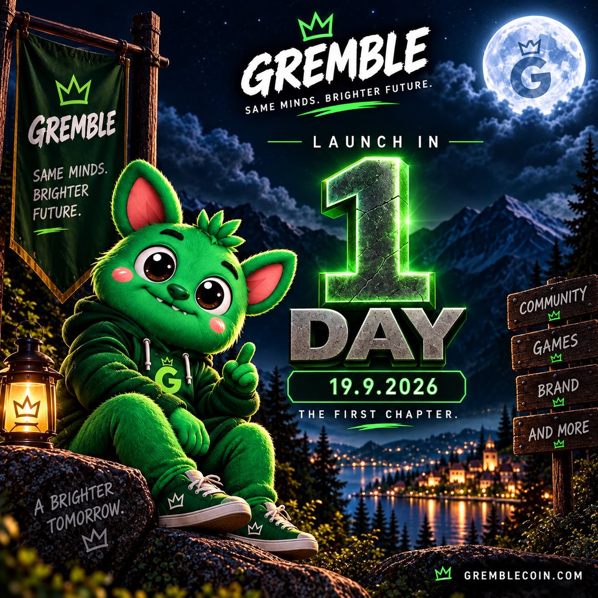 raremikeox's tweet photo. One more day. π€
I like the energy around Gremble and the people coming together behind it.
Tomorrow, we finally get to see the first chapter begin.
1 DAY TO $GREMBLE. π’π #bullish #ROSΓ #contest https://t.co/D0XnF1MKMS