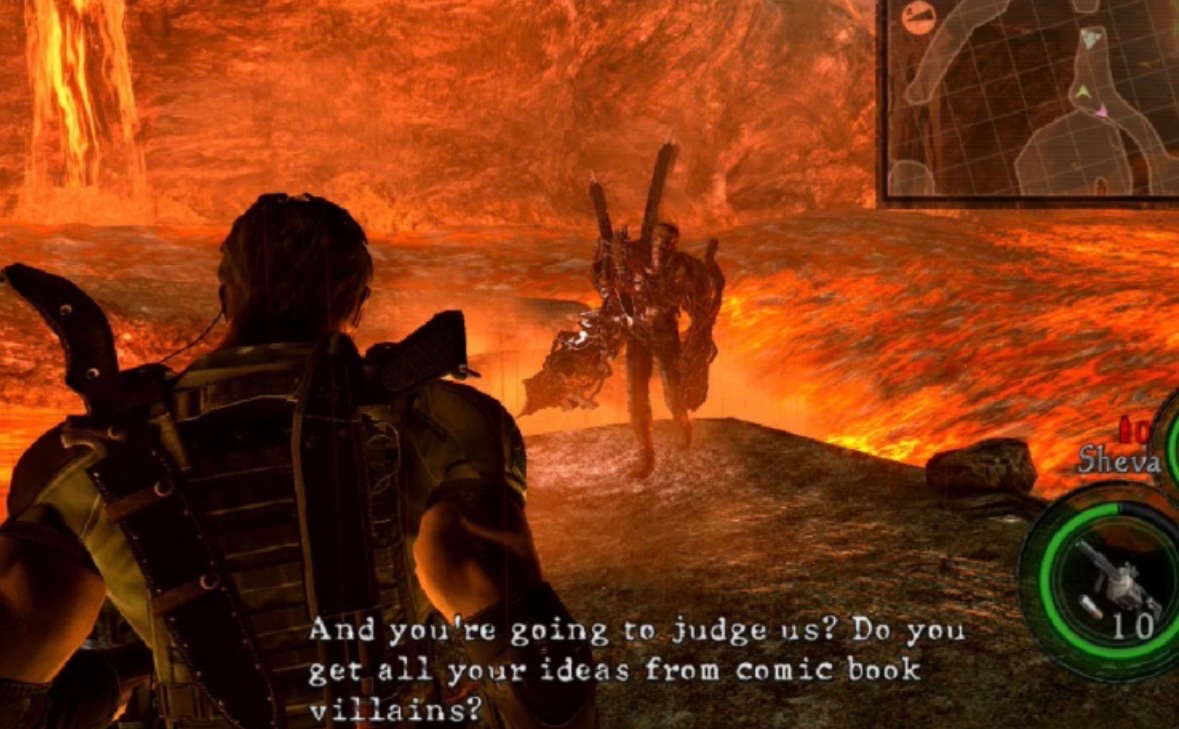 supersamicom's tweet photo. furthermore the games don’t even have a solid hold on their own lore so to act like this movie is doing some great injustice to the resident evil canon is kinda silly,,, im begging yall to find some whimsy and fucking relax https://t.co/bkORxoUN0g