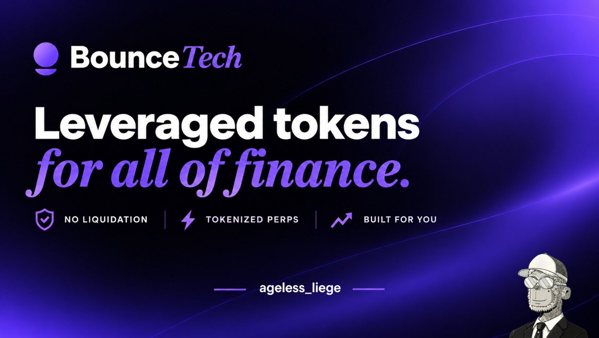 ageless_liege's tweet photo. i explored @BounceTech and discovered something interesting about 5x leverage.

5x on a perp is only 5x at entry.

as your PnL changes, the effective leverage can drift.

Bounce Tech takes a different approach by tokenizing Hyperliquid perp exposure and rebalancing toward your target leverage.

you can go LONG or SHORT and hold the leveraged token directly in your wallet.

and the difference can be significant.

in Bounce Tech’s Jan. 21, 2026 comparison:

5x $HYPE leveraged token: +4,048%
5x HYPE perp: +807%

the perp had de-levered to around 1.4x later in the trend.

there’s also volatility decay to understand in choppy markets, so know what you’re trading

don’t just take my word for it

go to Bounce Tech by clicking the link below, buy a leveraged token with USDC, enter the live trading competition, and put yourself on the leaderboard
https://t.co/G1W5xt7LXK