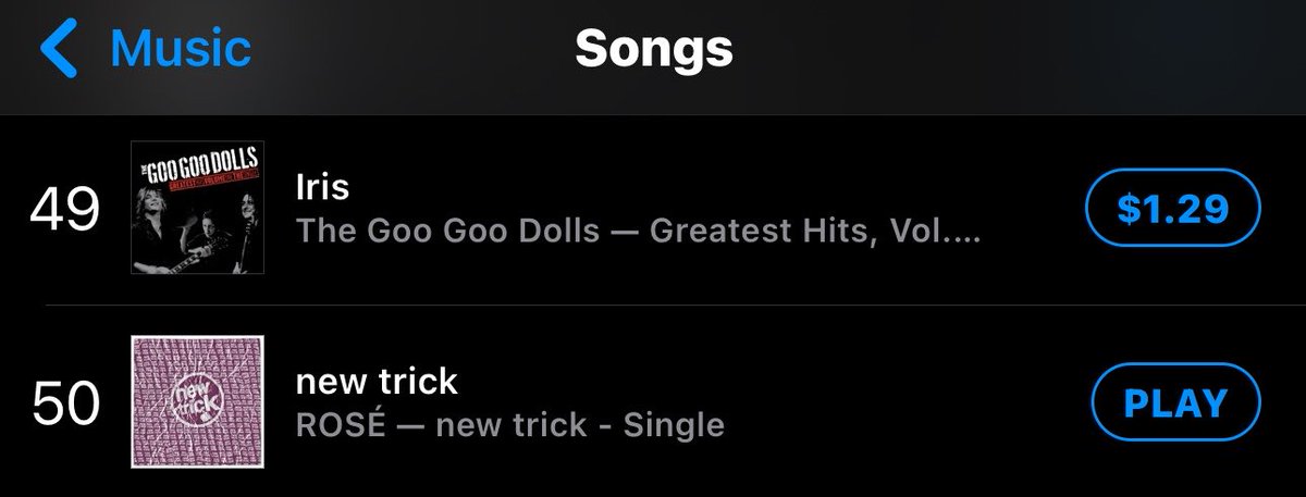 USBU4WAYS's tweet photo. US iTunes Chart 🇺🇸

#NewTrick: #50 [NEW]

Buying Link:🚨 
⇢ https://t.co/z5BDS7JWBi

Sign up now to get funded:🚨
⇢ https://t.co/BqCxMubv4F

NEW TRICK OUT NOW
#NewTrickbyROSÉ 
#로제_뉴트릭_발매 #ROSÉ @numberoneHQ https://t.co/TXYV1Uese3