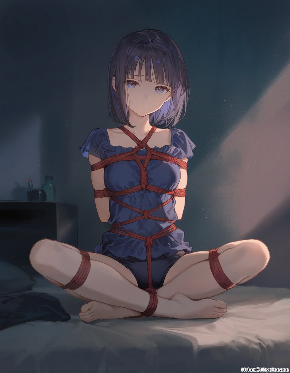 lilydisease's tweet photo. shibari https://t.co/pliPnJCkNG