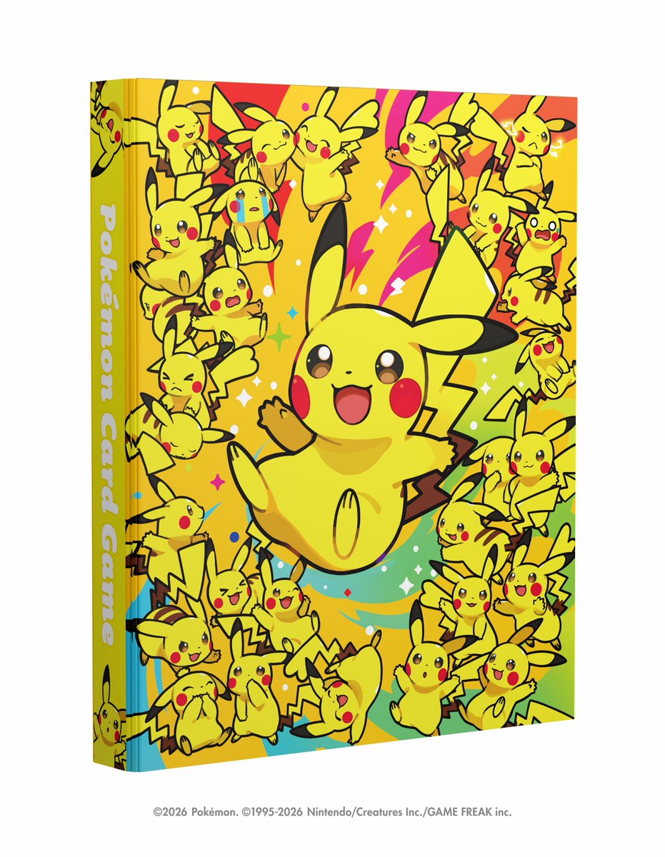 krkrkr32's tweet photo. 【⚡️お知らせ⚡️】

ポケモンカード30周年✨️

こちらを記念した周辺グッズ 
ポケモンカードゲーム 4ポケット
コレクションファイル あつまれピカチュウ！

のイラストを描かせていただきました！ 

ピカチュウがたくさん描かれたコレクションファイル⚡️⚡️ 
ぜひチェックしてみてください！✨️ https://t.co/NsfjGRaqjv