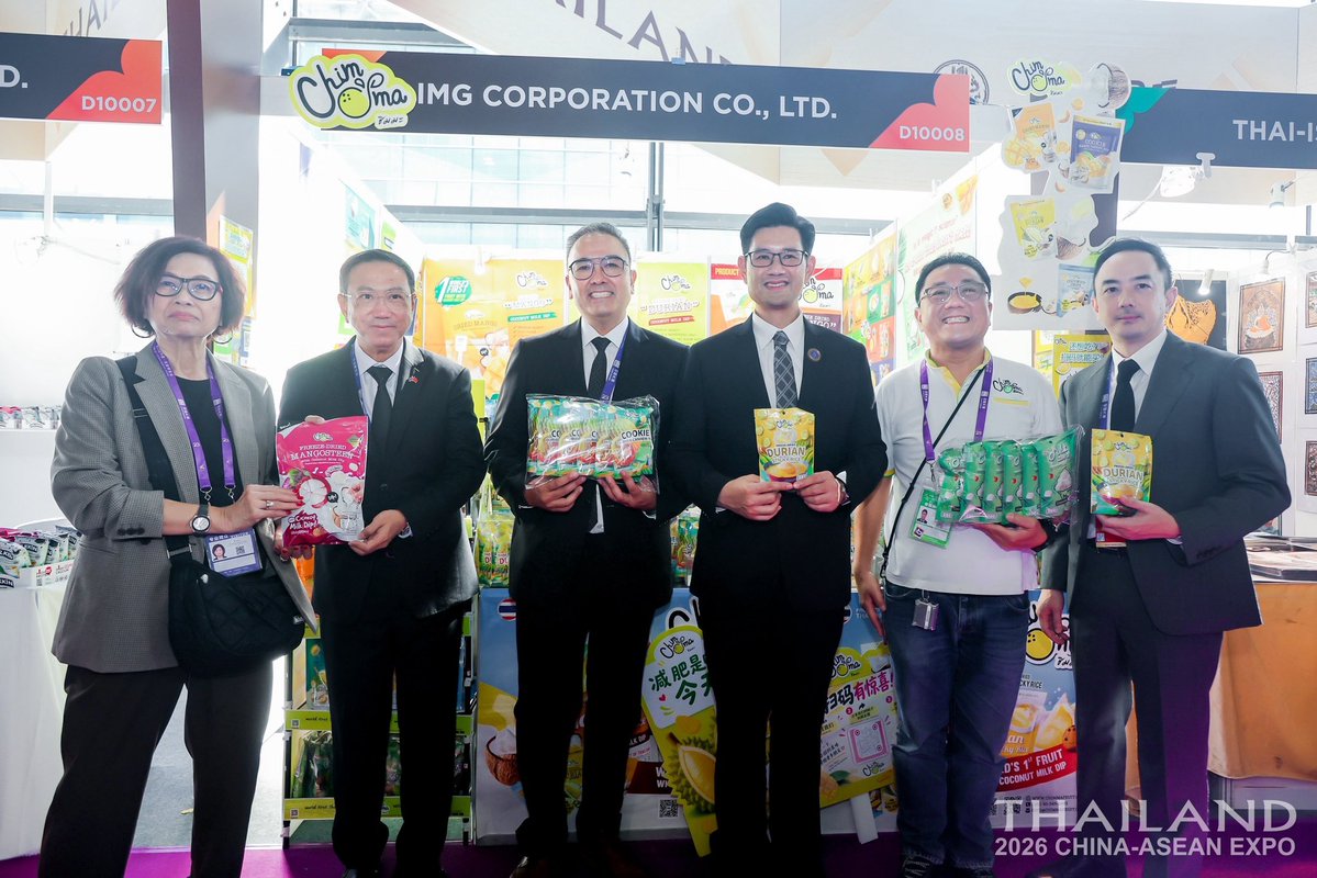 ditpthailand's tweet photo. พาณิชย์”นำทัพผู้ประกอบการไทย 109 ราย โชว์สินค้าในงาน CAEXPO หนานหนิง
อ่านข่าวเพิ่มเติมได้ที่ : https://t.co/TuaLaQJuD3
#DITP #กรมส่งเสริมการค้าระหว่างประเทศ #คิดจะส่งออกนึกถึงDITP #CAEXPO https://t.co/PKHyaqcdr5