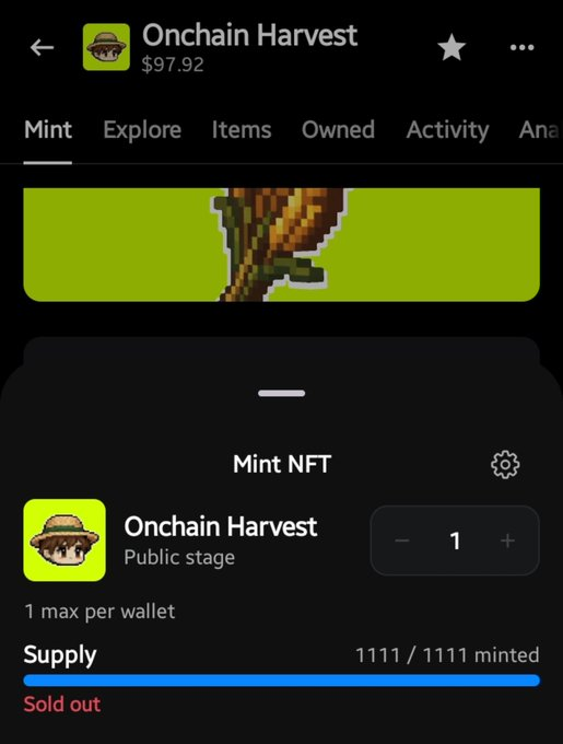 AustinAwz's tweet photo. I couldn't mint...  🥲 
Would have an easy $0 - $100 https://t.co/2LhehZsICX