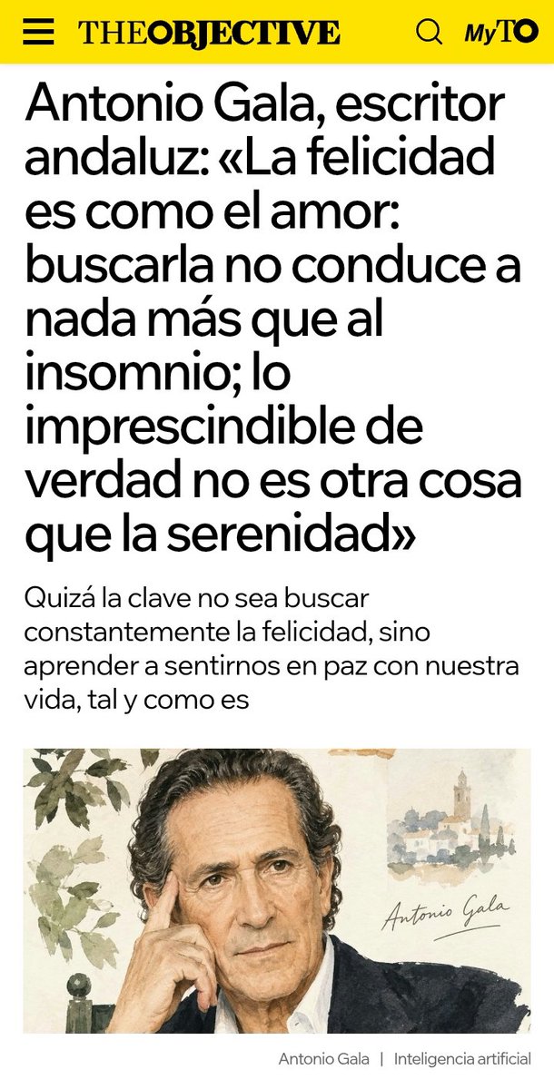 tutora5primaria's tweet photo. ¿De verdad, @TheObjective_es, era necesario recurrir a la IA para crear una imagen falsa de Antonio Gala? 
¿No os gusta su cara? 
De verdad que no me lo explico. https://t.co/xvBK1PCteU