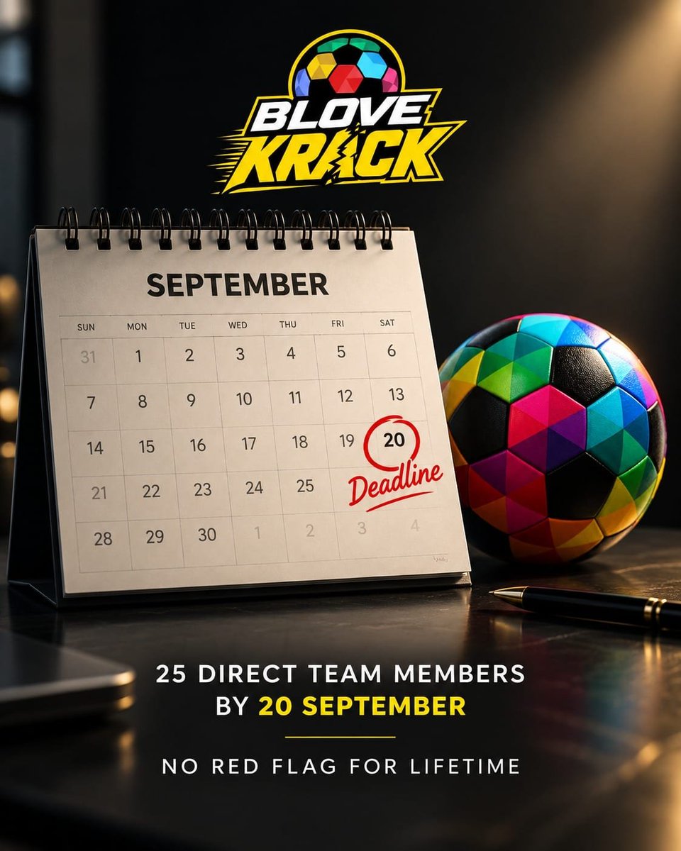 InnovationNo1's tweet photo. ONE LAST CHANCE TO REMOVE THE RED FLAG! 🚩

Build your team with 25 direct referrals and unlock a LIFETIME Red Flag Waiver on your BLOVE KRACK journey. ❤️

📅 Only until 20th September 2026
🔥 25 Referrals = Red Flag Waived Forever

This opportunity won’t come again. Make it coun https://t.co/eqnsr5PIdR