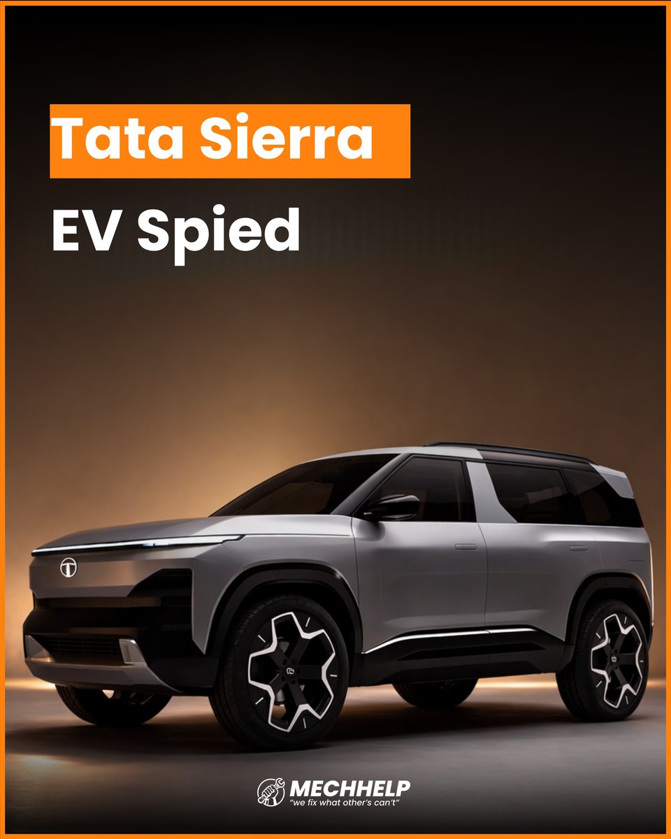ExieKochevar's tweet photo. Tata Sierra EV spied! https://t.co/wPBVffY8je