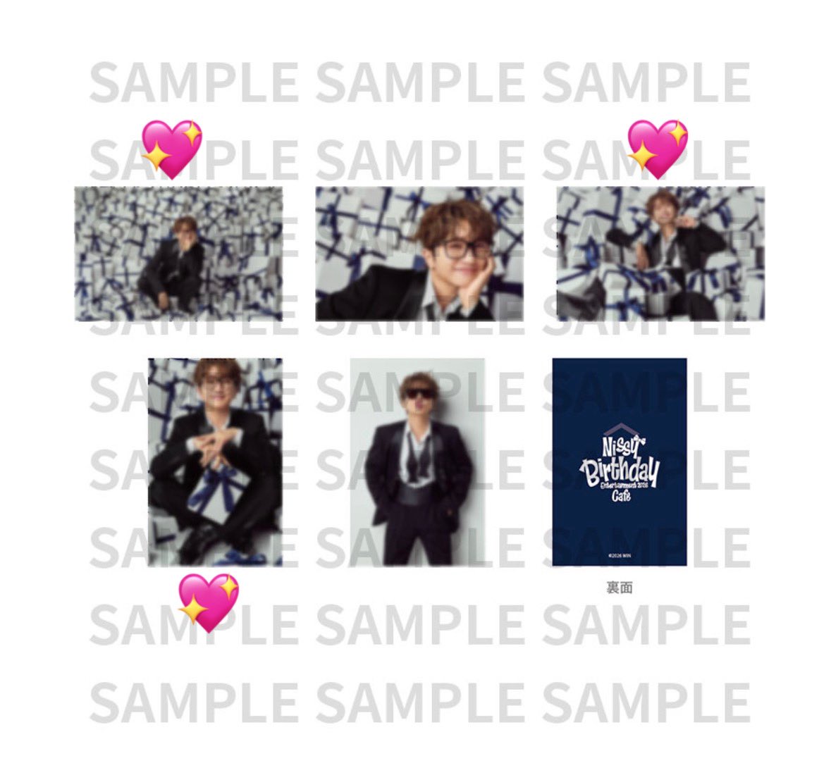 hssopy9's tweet photo. 【交換】Nissy Birthday Entertainment 2026 Cafe グッズハピバフォトカ

譲)画像1枚目

求)画像2枚目💖

本日or21.22日ぴあアリーナ手渡し交換
お心当たりのある方リプお願いいたします。 https://t.co/HXtjM5ll5U