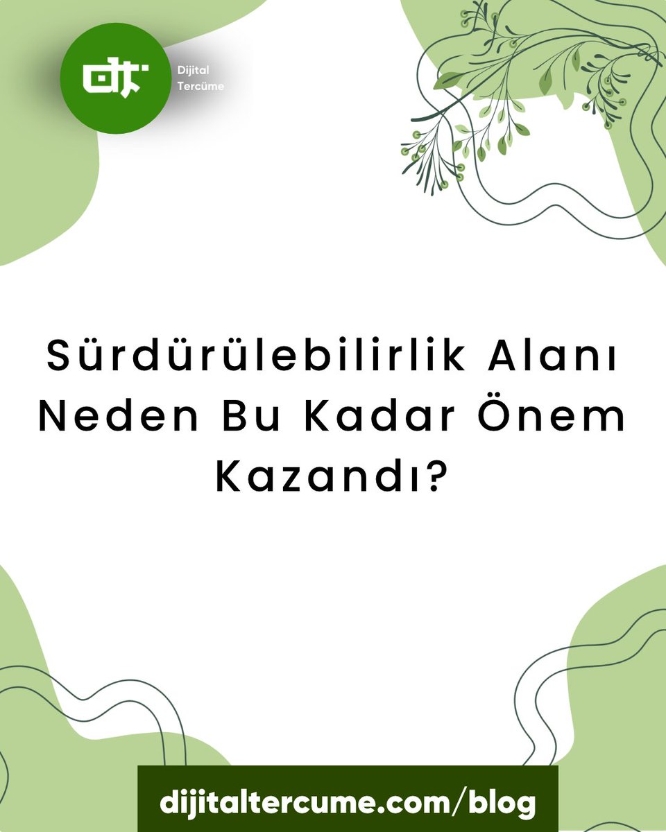 DijitalTercume's tweet photo. Çeviri sektöründe yeni bir uzmanlık alanı mı doğuyor?
🔗 https://t.co/7VFgpuEybR
#dijitaltercüme #sürdürülebilirlik #sürdürülebilirlikçevirisi #sürdürülebilirçeviri #çeviri #çevirmen #terminoloji #esg #uzmanlıkçevirisi https://t.co/xF2CvaoFzp