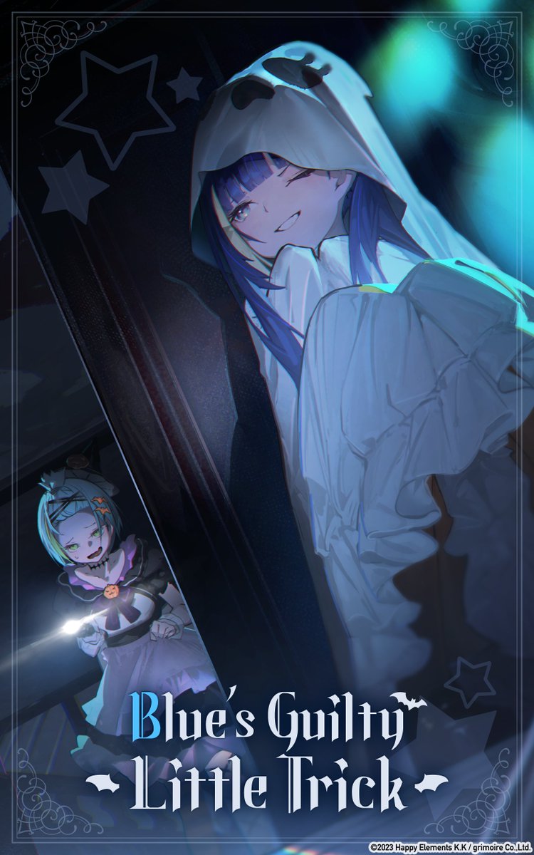 rxr_jp's tweet photo. 【新スクリプト紹介📕】

「Blue’s Guilty Little Trick」の書影解禁だよ(ฅ *`꒳´ * )ฅ
ロンドちゃんをおどろかそうとするブルーちゃん👻✨

//Illustration by クロノイ ( @kuronoiparoma )様
#リバxリバ  #リバースブルーxリバースエンド https://t.co/YY7S15Y6xa