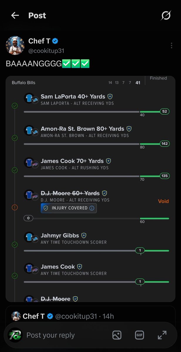 PGLProps's tweet photo. @cookitup31 @cookitup31 Love to see it. We hit one tonight too and had another public one die by half a yard 😂 

Nice cash man. https://t.co/BiQyuCw4hQ