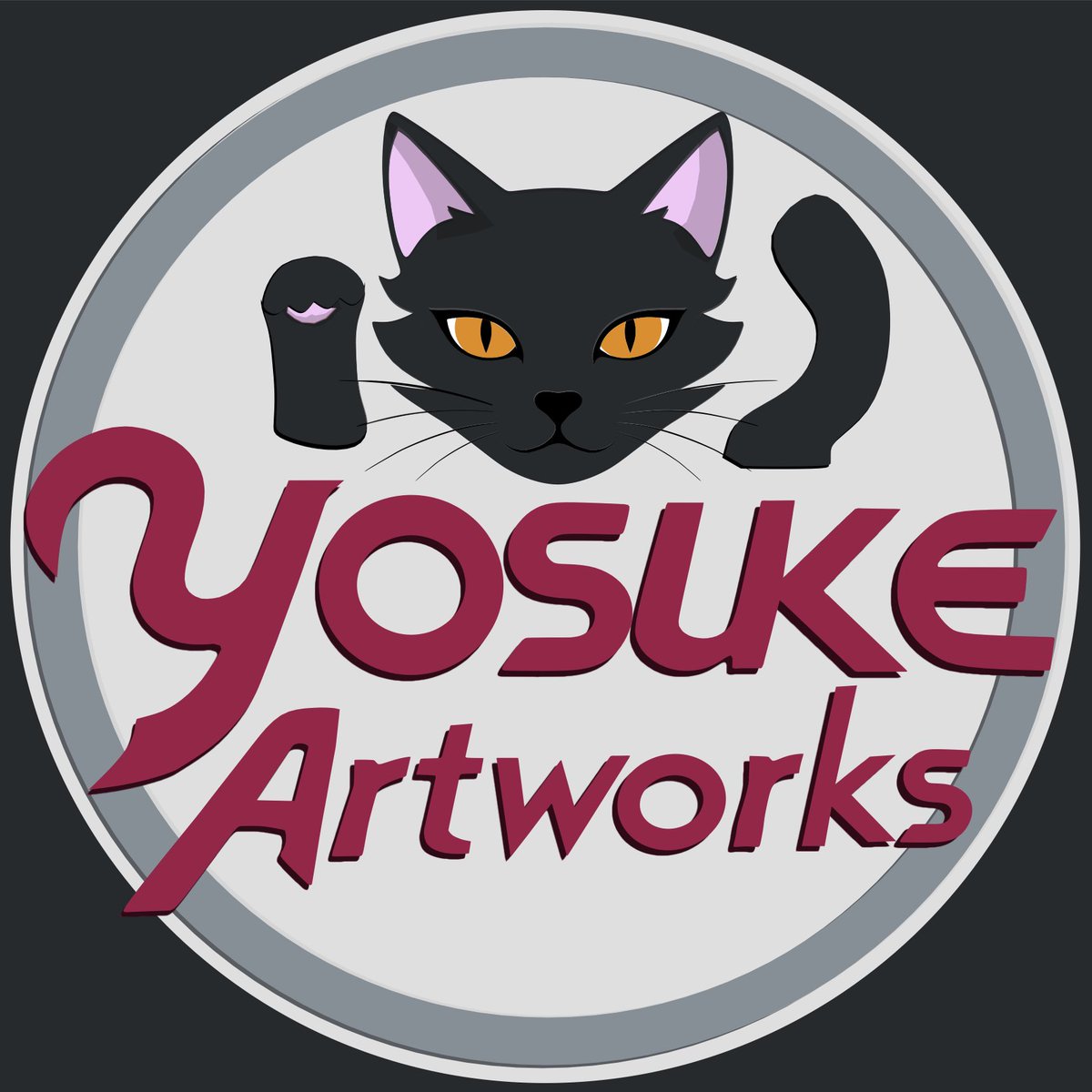 yosuke_artworks's tweet photo. ほぼ白黒だったロゴを着彩した！
Pixelmatorわりと使いやすい
#オリジナルロゴ #Pixelmator #YosukeArtworks https://t.co/42CxbJSCf3