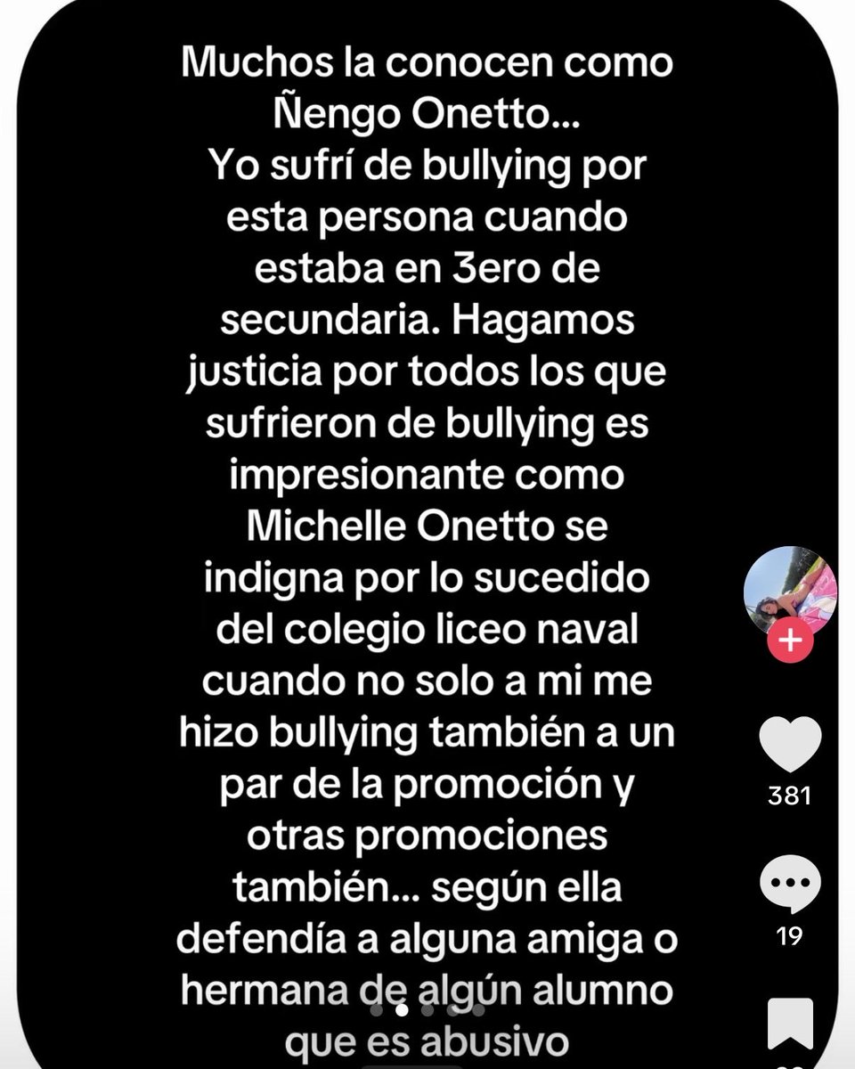 stopqqk's tweet photo. Post contra Onetto en Instagram. Constantemente denunciada como bully por muchas personas. Sobre todo víctimas mujeres https://t.co/wVltfEph38