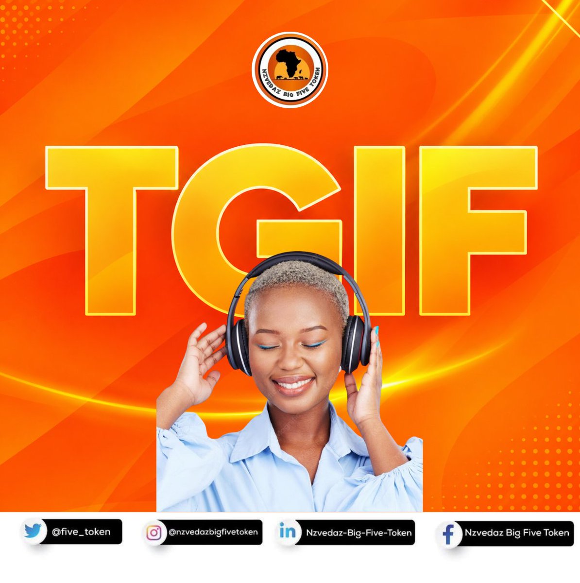 five_token's tweet photo. 🥳🔥𝐓𝐆𝐈𝐅! 
The week had its moments, but we made it through. Today is for good energy, good music, good people and a little time to breathe. 🎶🙌🏿
Whatever you’re working toward, keep the rhythm going. Enjoy your Friday and make it count. 🦁

#𝐁𝐢𝐠𝐅𝐢𝐯𝐞𝐓𝐨𝐤𝐞𝐧 #𝐁𝐅𝐓𝐄𝐜𝐨𝐬𝐲𝐬𝐭𝐞𝐦 #𝐁𝐁𝐅𝐓 #𝐖𝐀𝐆𝐌𝐈