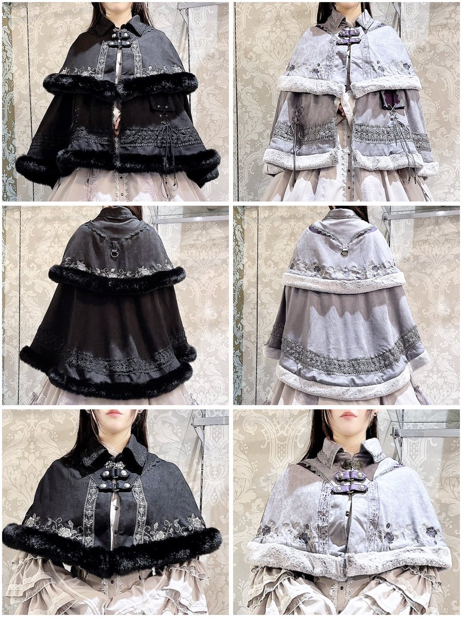 ozz_yaechika's tweet photo. new arrival
─ 𝑽𝒊𝒍𝒍𝒂𝒊𝒏𝒆𝒔𝒔 𝑬𝒍𝒆𝒈𝒂𝒏𝒄𝒆 ─
闇に咲く気高き美しさ🥀
✦2wayマント🖤🩶
✦スカート🖤
薔薇刺繍が映える2wayマントとアシンメトリーなスカート
気品とダークな魅力を纏う一着

🕯Yaechikaの小さな異世界にて
🕰10:00〜20:00｜Tax-free対応
#ozzon #東京駅 #八重洲 #Gothic https://t.co/Sm1jqKHWpw