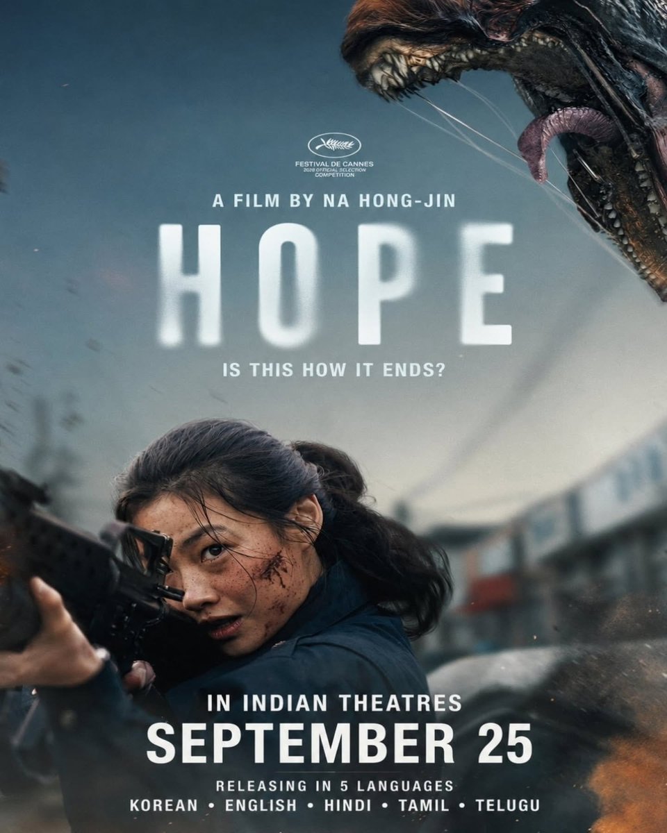 _mrchaturvedi's tweet photo. Korean - English - Hindi - Tamil &amp; Telugu. 

#Hope is coming, and it’s one hell of a ride. I am kinda more excited for it and #HeartOfTheBeast than #AvengersEndgameEncore and #TheVvaan https://t.co/OWbTOJTIp7